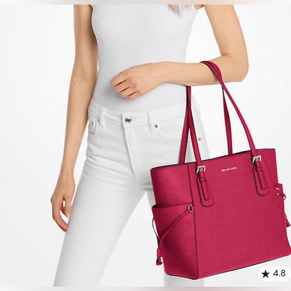 Michael Kors Voyager Large Saffiano Leather Tote Bag - Picture 6 of 6